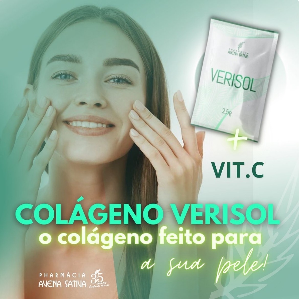 Farmácia Avena Sativa Verisol® 2,5g + Vitamina C 45mg